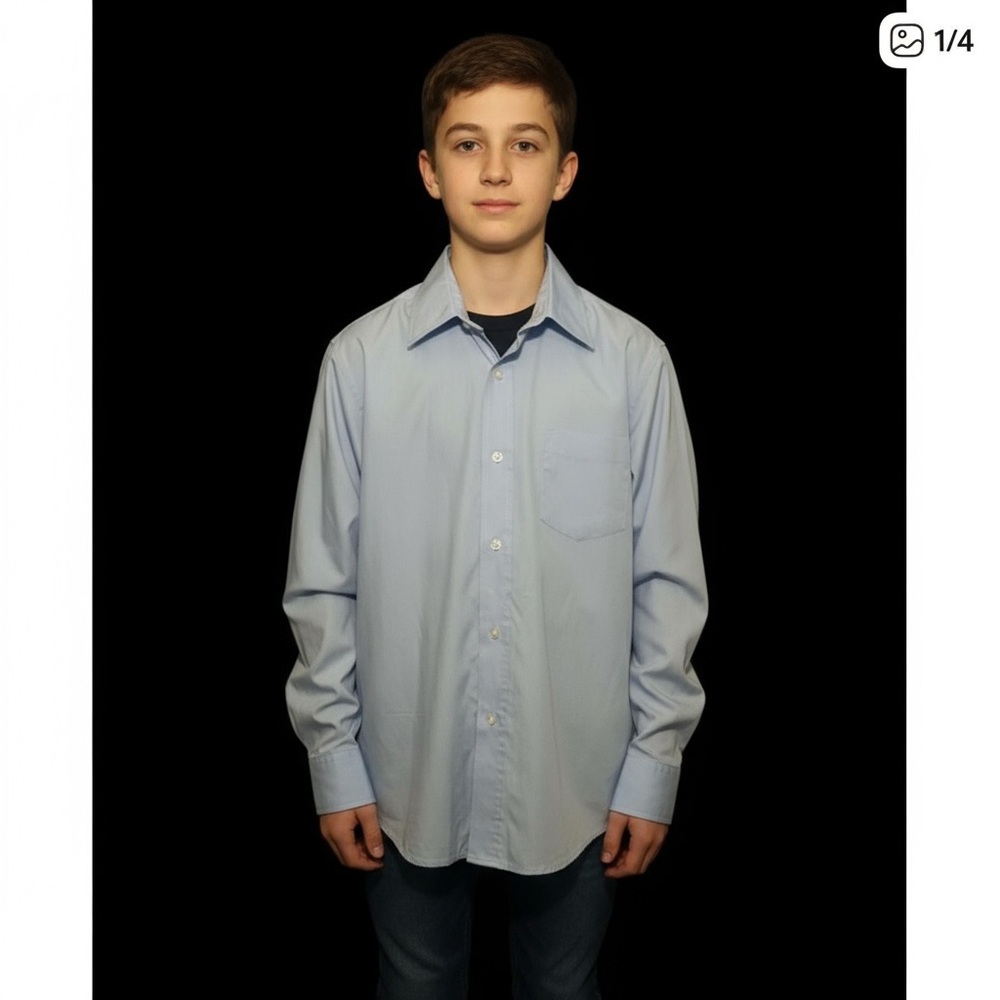 002 SHRRTS: Centuria long sleeves button down shirt size 14